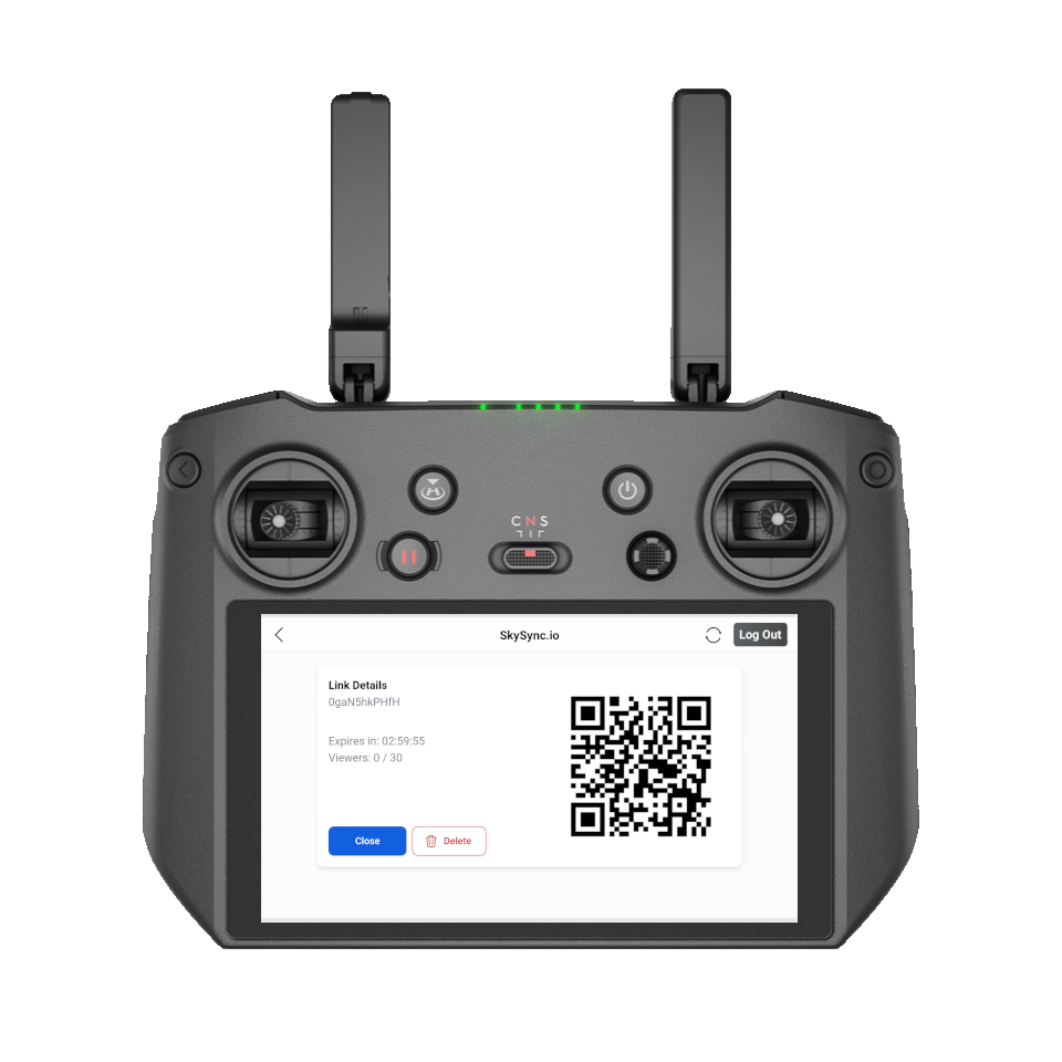 remote controller with qr code